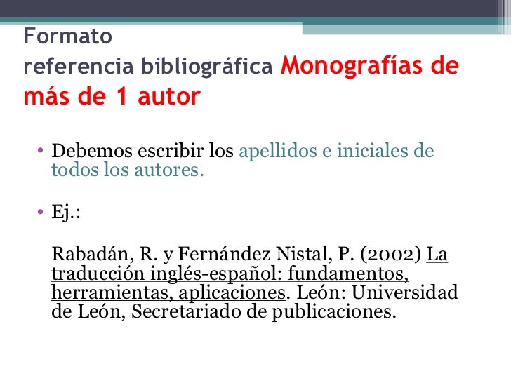 Menú de navegación